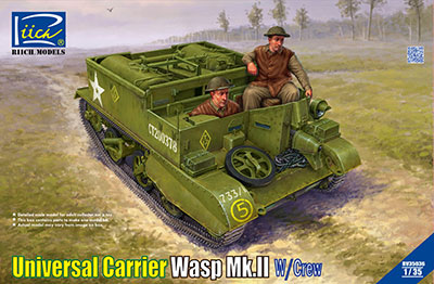 1/35 英・ワスプMk.II火炎放射キャリア・乗員2体付 1/35 英・ワスプMk.II火炎放射キャリア・乗員2体付