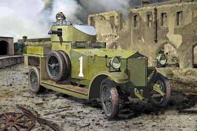 1/35　英・ロールスロイス装甲車-1914年型スポークタイプ・エッチング