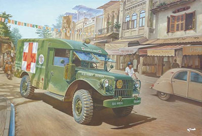 【予約する】 1/35 米・ダッジM43野戦救急車・四輪駆動1950-60年 【予約する】 1/35 米・ダッジM43野戦救急車・四輪駆動1950-60年