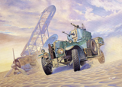 1/72　英・ロールスロイス装甲車砂漠仕様Mk.I-1920年型改