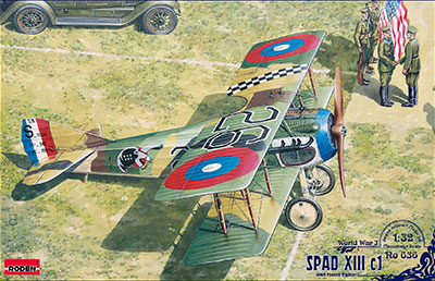 1/32　仏・スパッドXIIIc.1後期型・米エース乗機･複葉戦闘機WW1