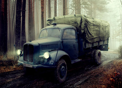 【予約する】 1/72 独・ボルクワルトB3000軍用3トントラック 【予約する】 1/72 独・ボルクワルトB3000軍用3トントラック