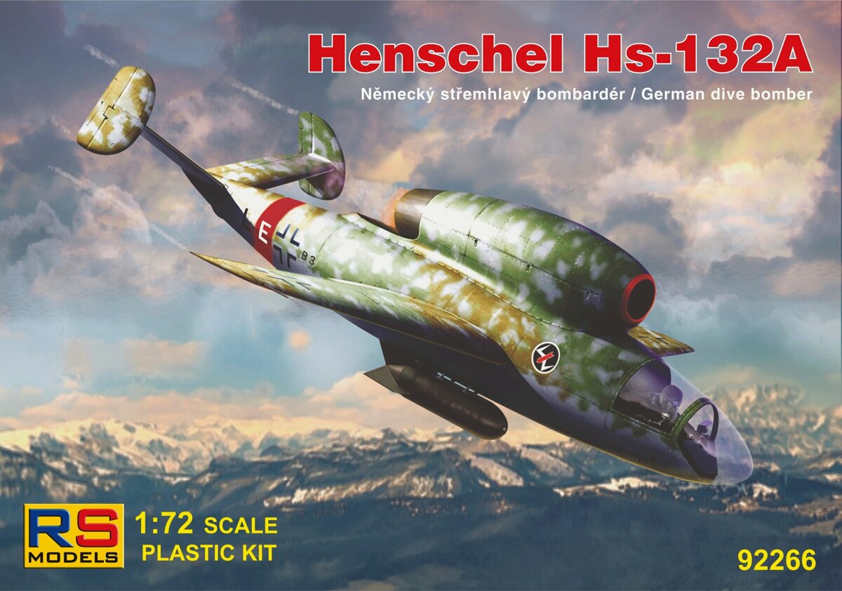 1/72　ヘンシェル　Hs-132A　急降下爆撃機　ドイツ空軍