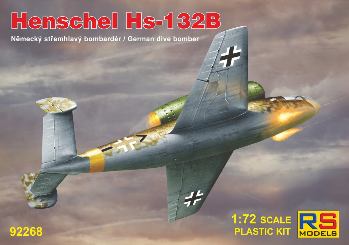 1/72　ヘンシェル　Hs-132B　ドイツ空軍