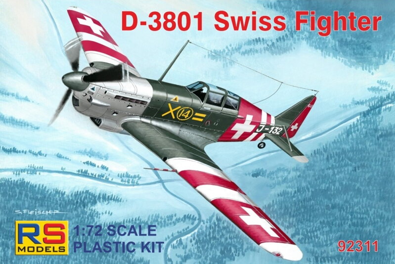 【予約する】 1/72 D-3801 スイス戦闘機 【予約する】 1/72 D-3801 スイス戦闘機