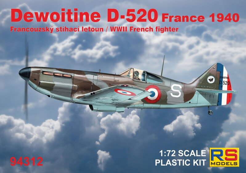 【予約する】 1/72 ドボアチーヌ D-520 フランス 1940 【予約する】 1/72 ドボアチーヌ D-520 フランス 1940