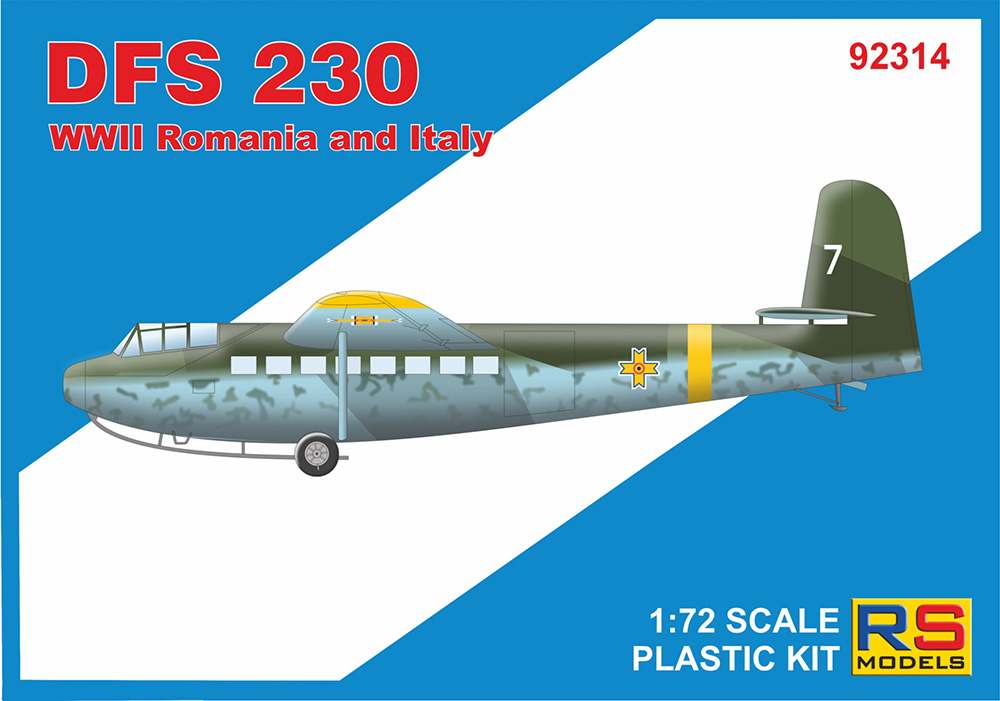 【予約する】 1/72 DFS-230 第二次世界大戦 (ルーマニア・イタリア) 【予約する】 1/72 DFS-230 第二次世界大戦 (ルーマニア・イタリア)