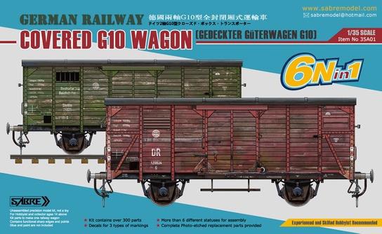 1/35 ドイツ 有蓋貨車 G10 (6+ in 1 キット) 1/35 ドイツ 有蓋貨車 G10 (6+ in 1 キット)