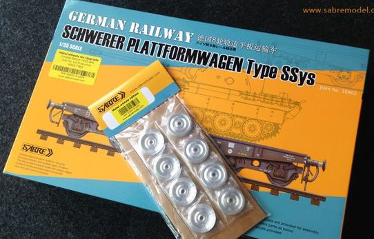 1/35 ドイツ 重平貨車 SSys タイプ (金属製車輪同梱版) 1/35 ドイツ 重平貨車 SSys タイプ (金属製車輪同梱版)