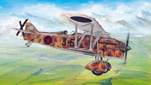 1/48　伊・フィアット CR-32 フレッチア 戦闘機 1933年