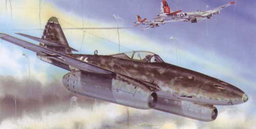 1/72　独・メッサーシュミット Me262A ジェット戦闘機