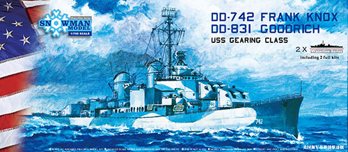 【予約する】 1/700 米海軍・ギアリング級駆逐艦1944(DD-831&DD-742)WLプラキットPE付・2隻セット 【予約する】 1/700 米海軍・ギアリング級駆逐艦1944(DD-831&DD-742)WLプラキットPE付・2隻セット