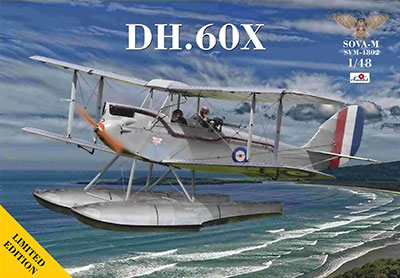 1/48　英・デハビランドDH.60Xモス水上機・ニュージーランド空軍 (SOVA-Mブランド)