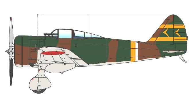 1/32　九七式戦陸軍戦闘機NakajimaKi27太平洋戦争