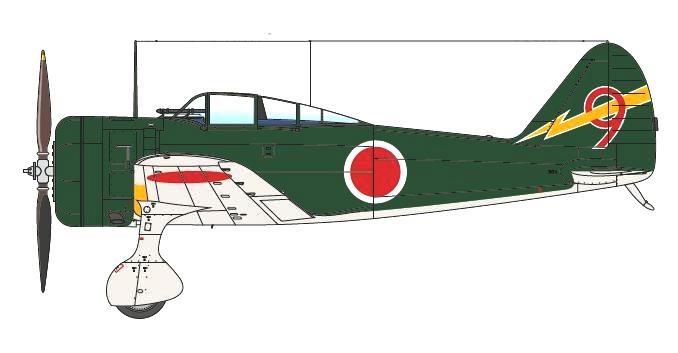 1/32　九七式戦陸軍戦闘機NakajimaKi27太平洋戦争 - ウインドウを閉じる