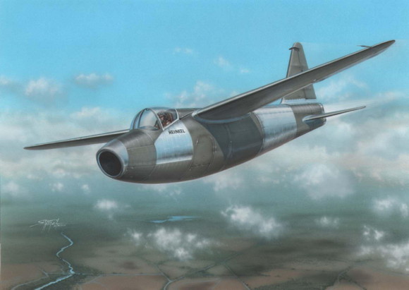 1/48　独・ハインケルHe178V-2ジェット実験機
