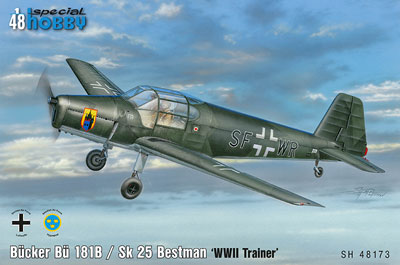 【予約する】 1/48 独・ベッカーBu181B/Sk25ベストマン単発単葉練習機 【予約する】 1/48 独・ベッカーBu181B/Sk25ベストマン単発単葉練習機