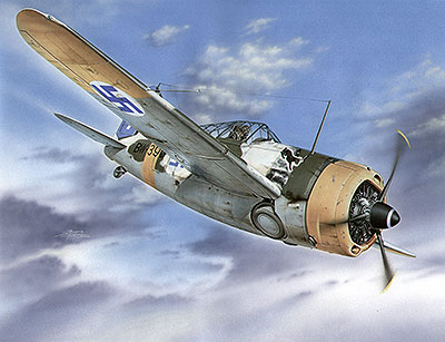 1/48　フィン軍B-239バッファロー”タイバーン・ヘルミ”
