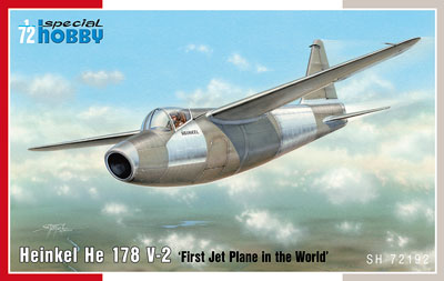 1/72 独・ハインケルHe178V-2試作ジェット実験機改良型 1/72 独・ハインケルHe178V-2試作ジェット実験機改良型