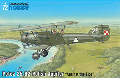 1/72　 ポテーズ25B2多用途複葉機・ポーランド軍仕様
