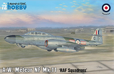 【予約する】　1/72　 英・A.W.ミーティアNF Mk.11複座夜間戦闘機・英空軍