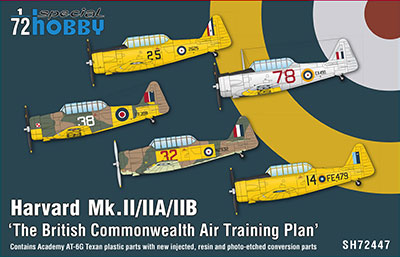 1/72　英・ハーバードMk.II/IIA/IIB英連邦航空訓練機構