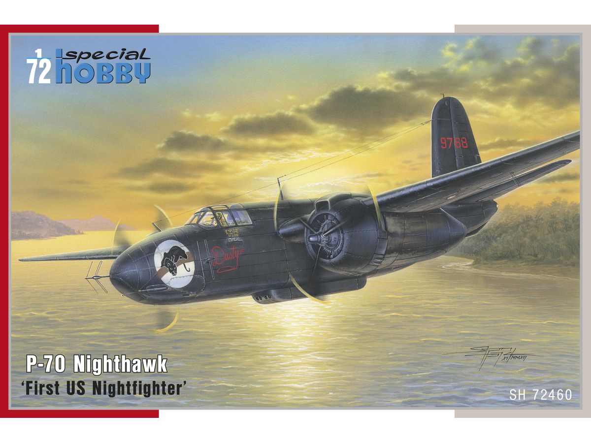 1/72 米・P70(A20)双発夜間戦闘機ナイトフォーク 1/72 米・P70(A20)双発夜間戦闘機ナイトフォーク