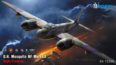 1/72 英・モスキート双発夜間戦闘機・マーク30型型 1/72 英・モスキート双発夜間戦闘機・マーク30型型
