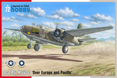 1/72 米・A20Gハボック双発機・欧州&アジア戦 1/72 米・A20Gハボック双発機・欧州&アジア戦