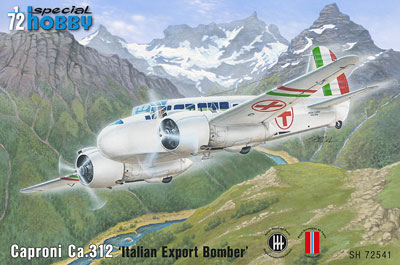 1/72 伊・カプローニCa312双発輸送/救護機・ 1/72 伊・カプローニCa312双発輸送/救護機・