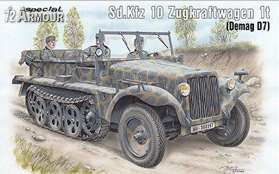 1/72 SdKfz 10 デマーグD7 1tハーフトラック