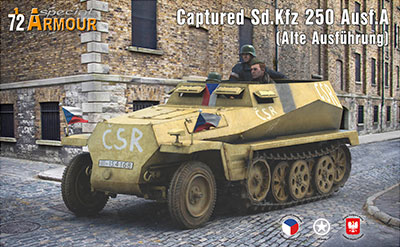 【予約する】　1/72　独・Sd.kfz.250/1アルテ装甲兵車・鹵獲マーキング