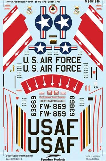 1/48　F-100F スーパーセイバー 353rd TFS/354th TFW