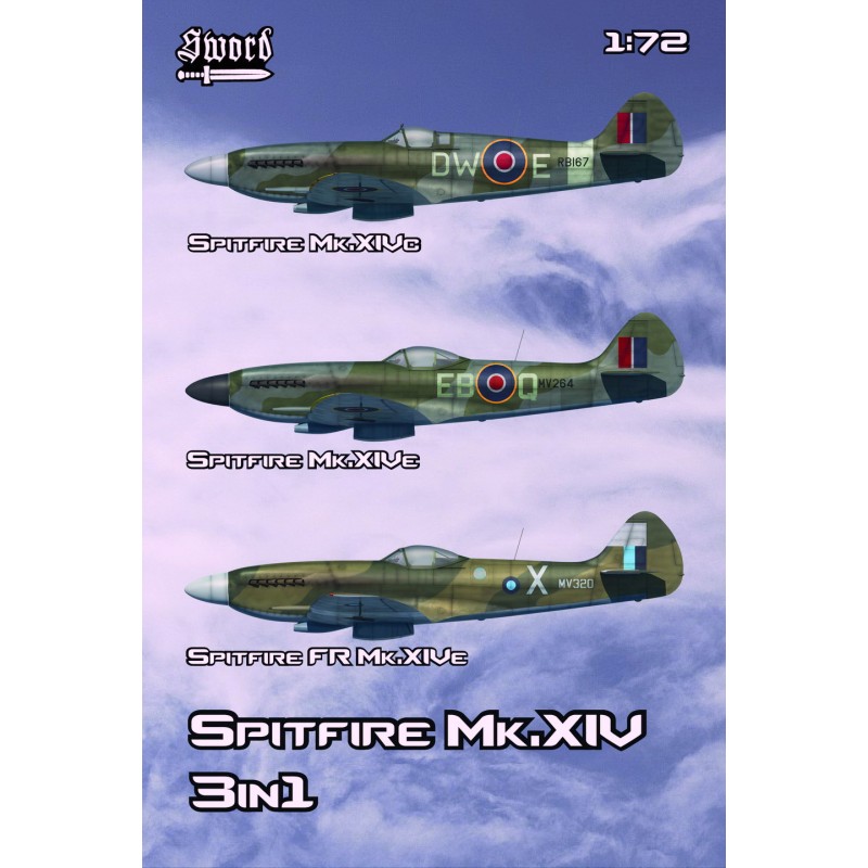 【予約する】 1/72 スピットファイア Mk.ⅩⅣ "3 in 1" 【予約する】 1/72 スピットファイア Mk.ⅩⅣ "3 in 1"