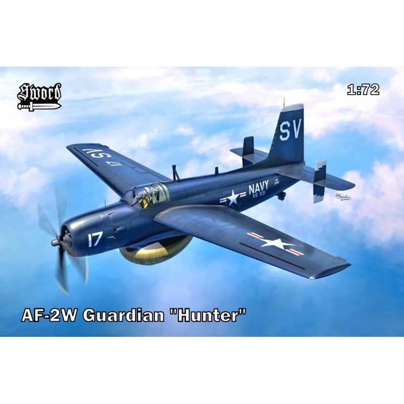 【予約する】 1/72 グラマン AF-2W ガーディアン 対潜哨戒機 "ハンター" 【予約する】 1/72 グラマン AF-2W ガーディアン 対潜哨戒機 "ハンター"