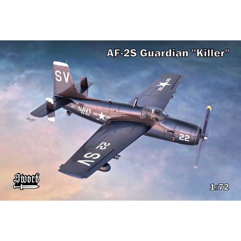 【予約する】 1/72 グラマン AF-2S ガーディアン 対潜攻撃機 "キラー" 【予約する】 1/72 グラマン AF-2S ガーディアン 対潜攻撃機 "キラー"