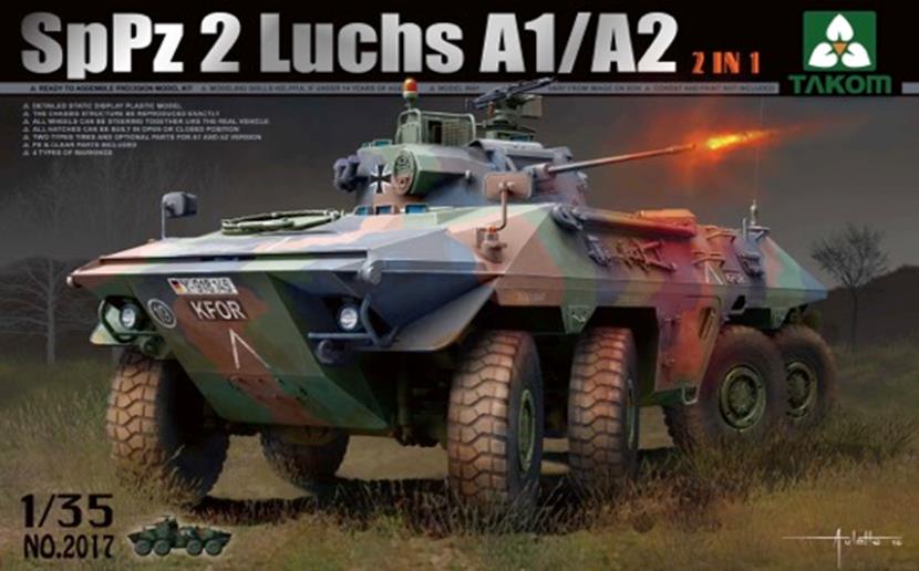 1/35 ドイツ連邦軍装輪装甲車SpPz 2 ルクス A1/A2 「2 in 1」 - ウインドウを閉じる