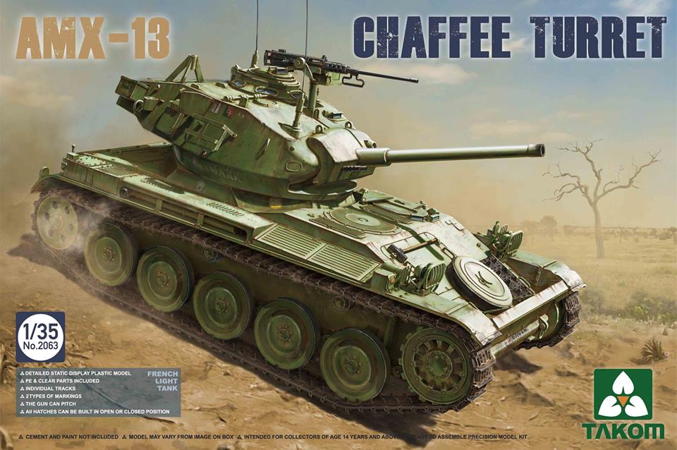 1/35 AMX-13 チャフィー砲塔 フランス軍 軽戦車 アルジェリア戦争（1954年-1962年）
