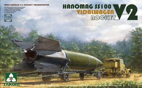 1/35 WW.ＩＩ ドイツ V2ロケット w/ハノマ-グSS100トラクター + フィダルワーゲン