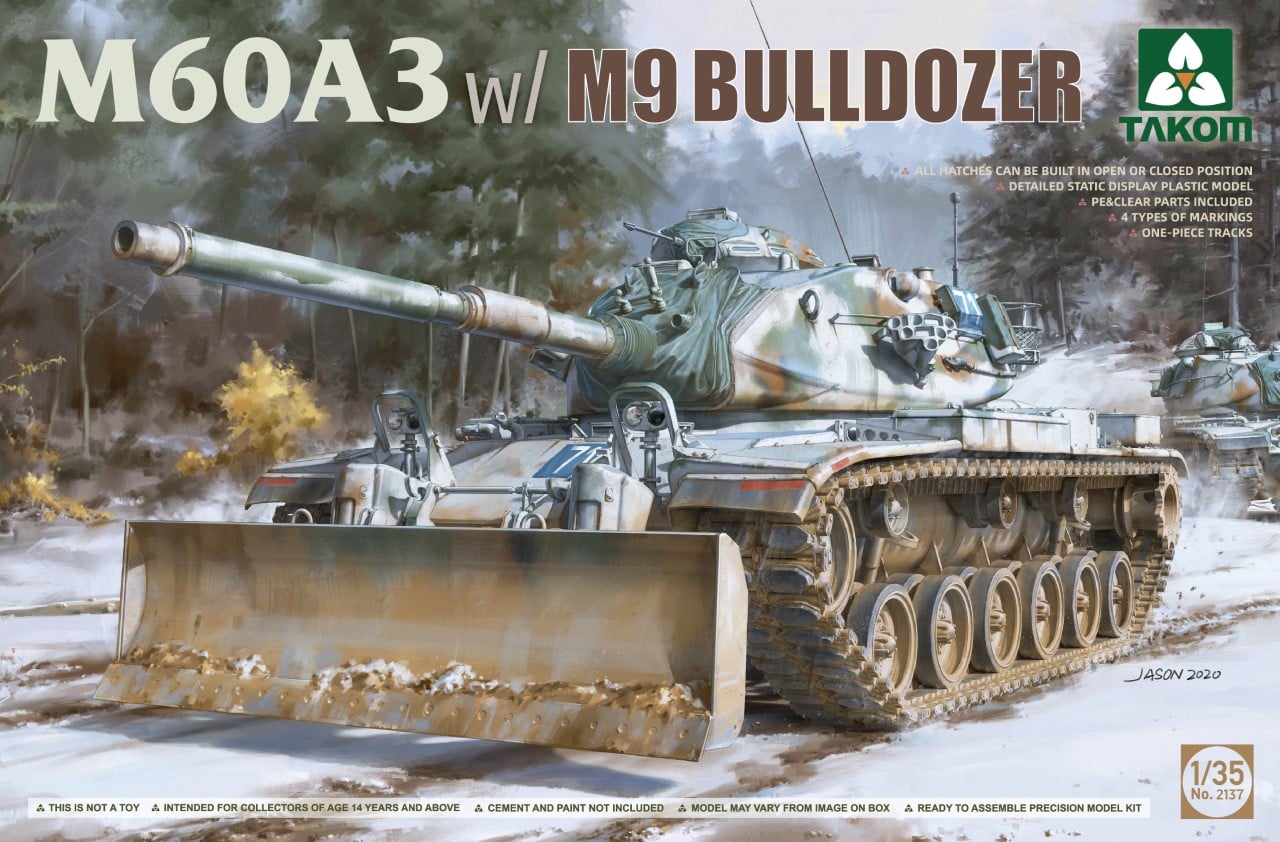 1/35 M60A3w/M9 ドーザーブレード 1/35 M60A3w/M9 ドーザーブレード