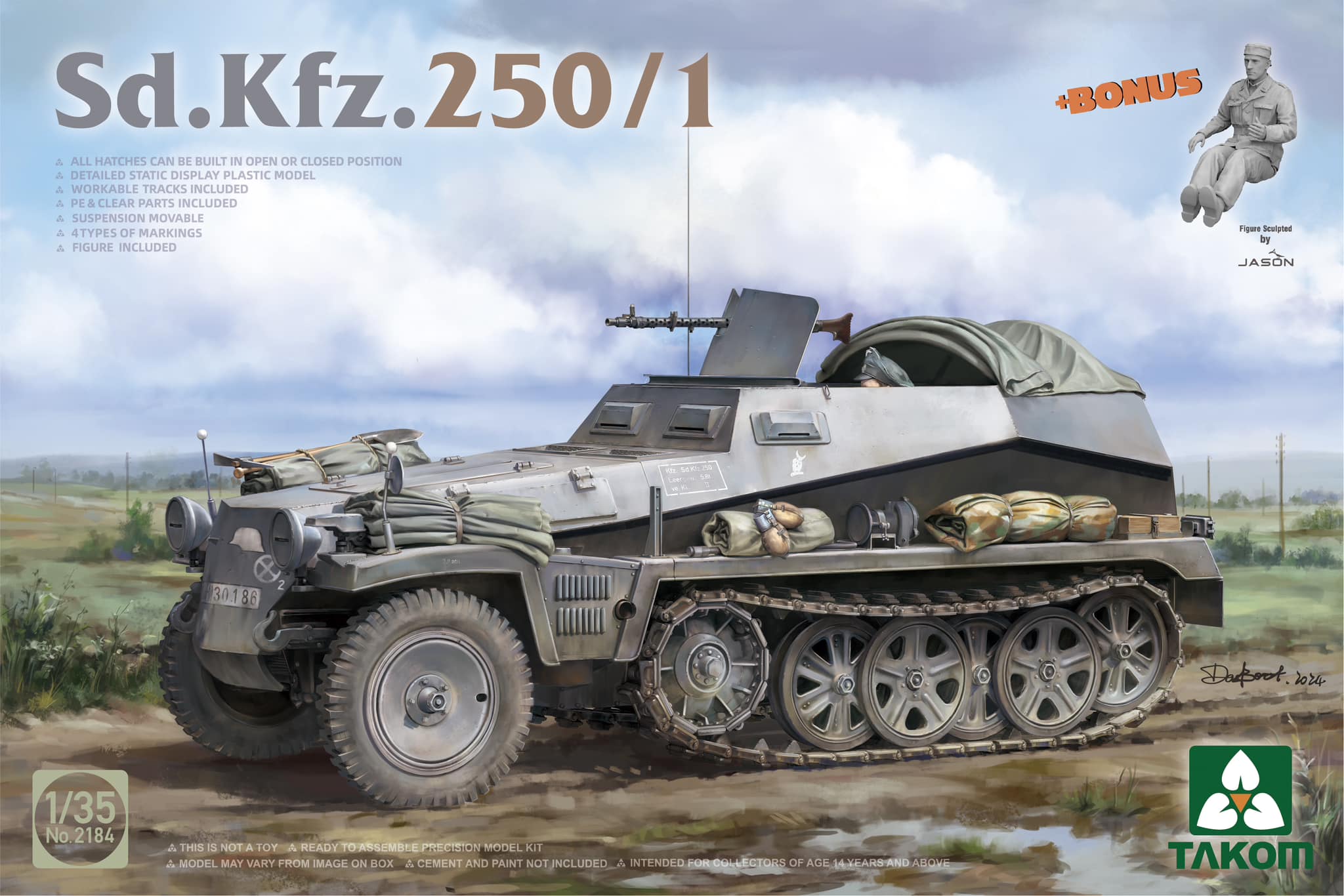 1/35 Sd.Kfz.250/1 軽装甲兵員輸送車 1/35 Sd.Kfz.250/1 軽装甲兵員輸送車