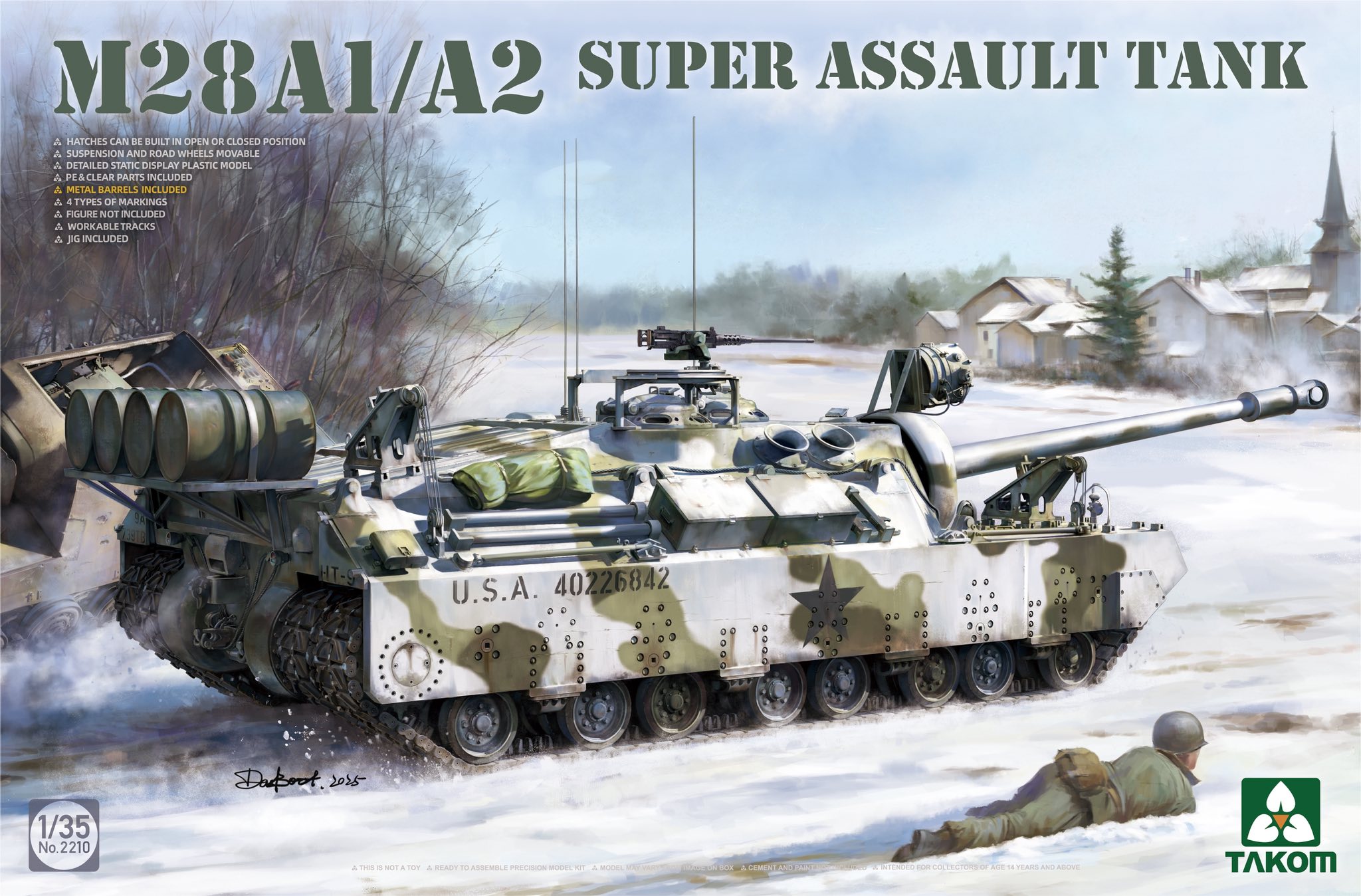 【予約する】 1/35 M28A1/A2 超重突撃戦車 【予約する】 1/35 M28A1/A2 超重突撃戦車