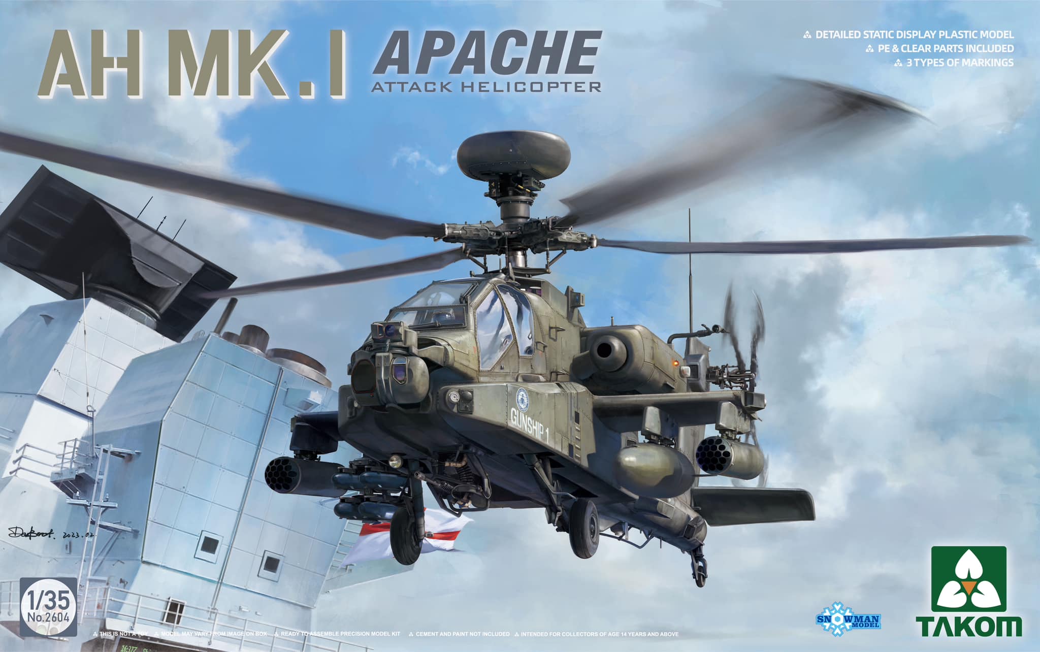 1/35 AH MK.Ⅰ アパッチ 攻撃ヘリコプター