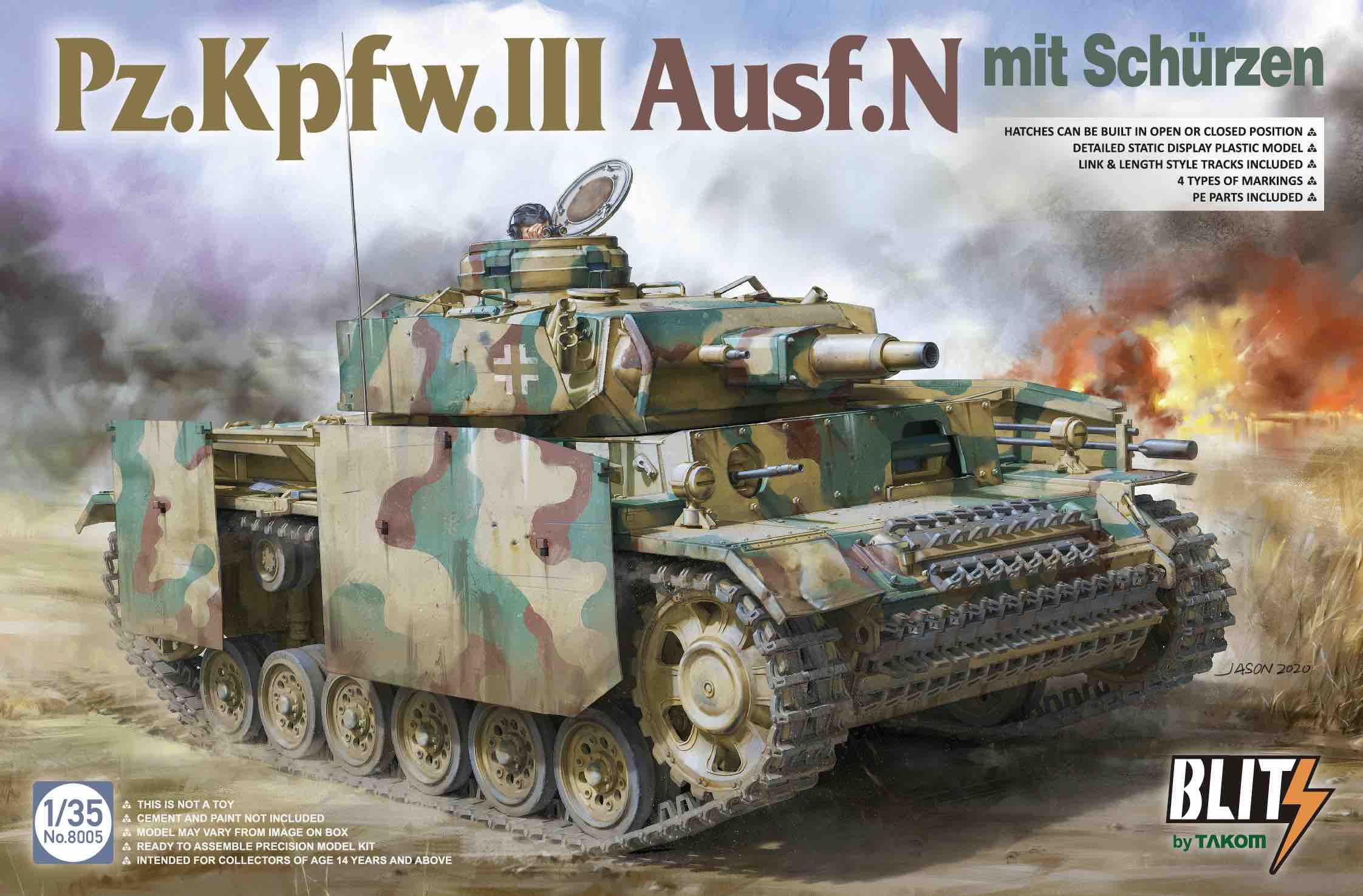 1/35 Ⅲ号戦車 N型 w/シュルツェン 1/35 Ⅲ号戦車 N型 w/シュルツェン