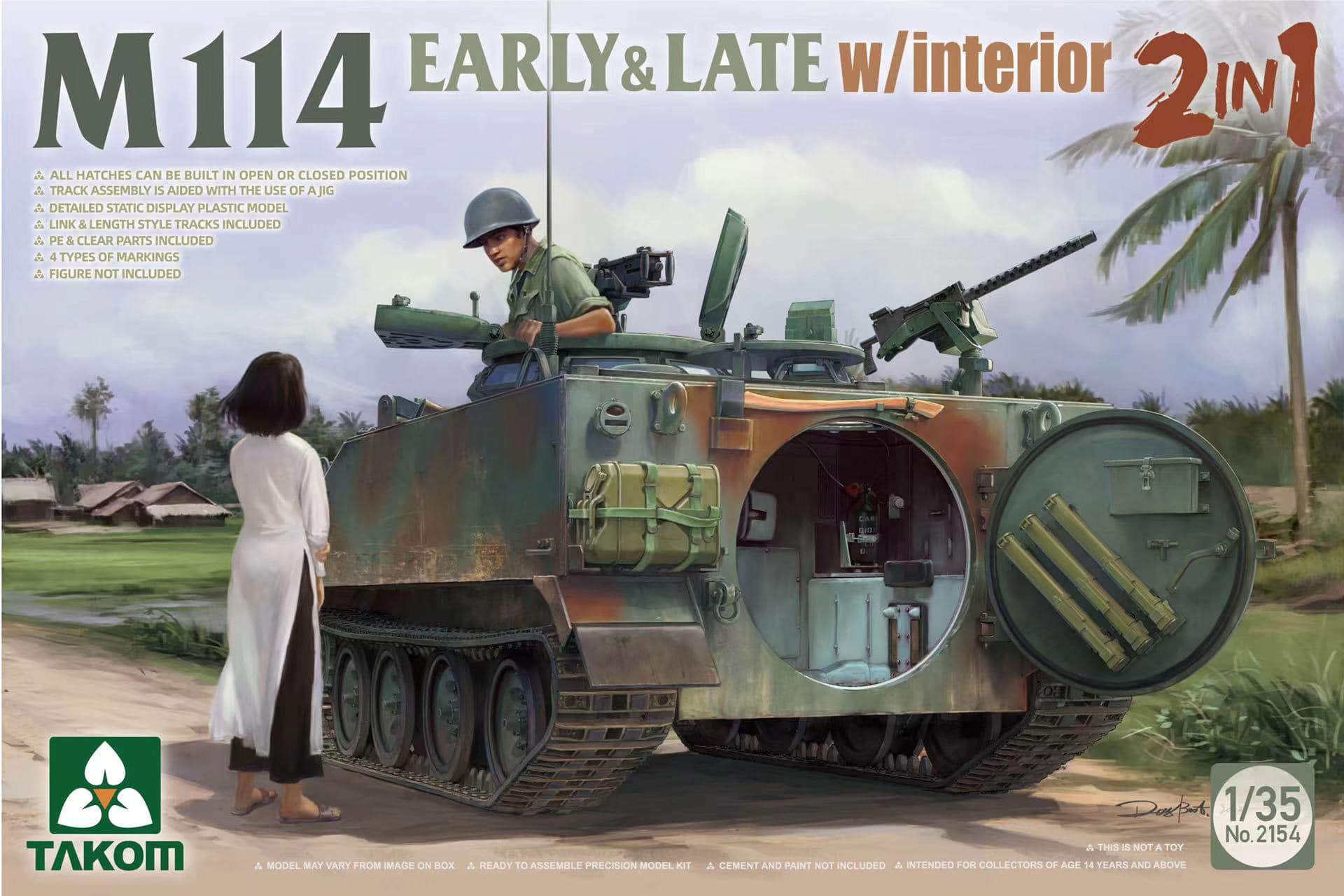 【予約する】　1/35 M114 装甲偵察車 初期/後期型w/インテリア 2 in 1
