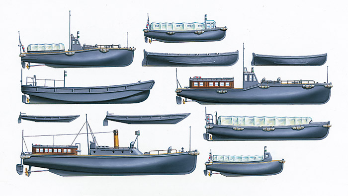 1/350 日本艦 艦載艇セット 1/350 日本艦 艦載艇セット
