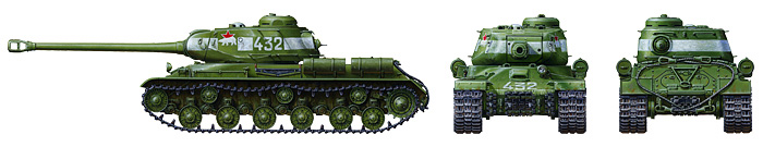 1/48 ソビエト重戦車 JS-2 1944年型 ChKZ - ウインドウを閉じる
