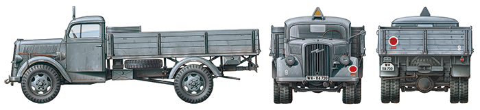 1/48MM ドイツ 3トン 4x2 カーゴトラック