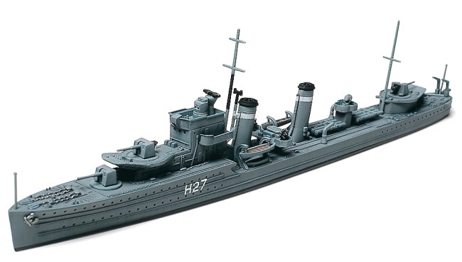 1/700　イギリス海軍駆逐艦 E級 - ウインドウを閉じる