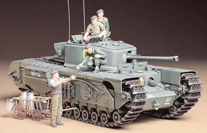 1/35 イギリス歩兵戦車 チャーチルMk.VII - ウインドウを閉じる